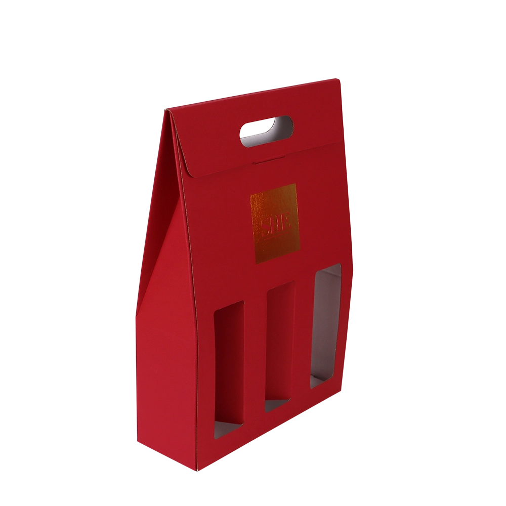 Porte-bouteille en carton contrecollé