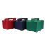 Boîte à poignée colorée